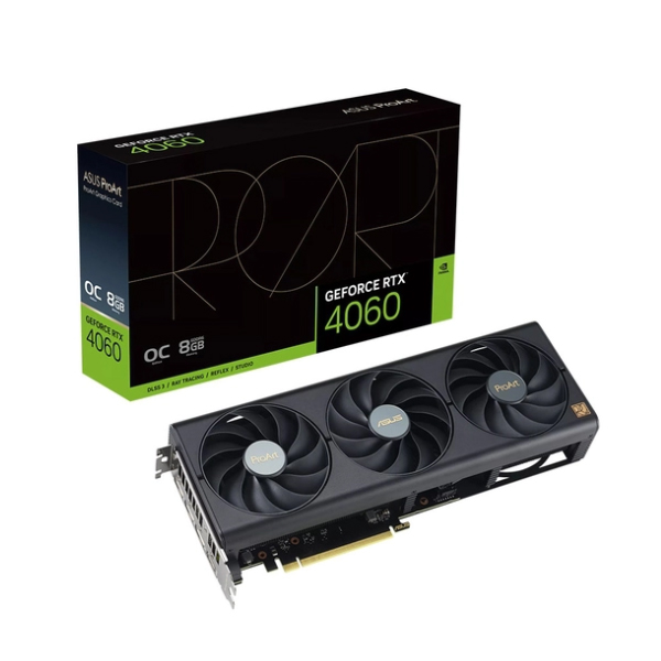 Card đồ họa Asus ProArt GeForce RTX 4060 OC Edition (8GB/ GDDR6/ 128 bit)