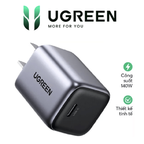 Củ sạc Ugreen 90901 type C 30W chuẩn US 