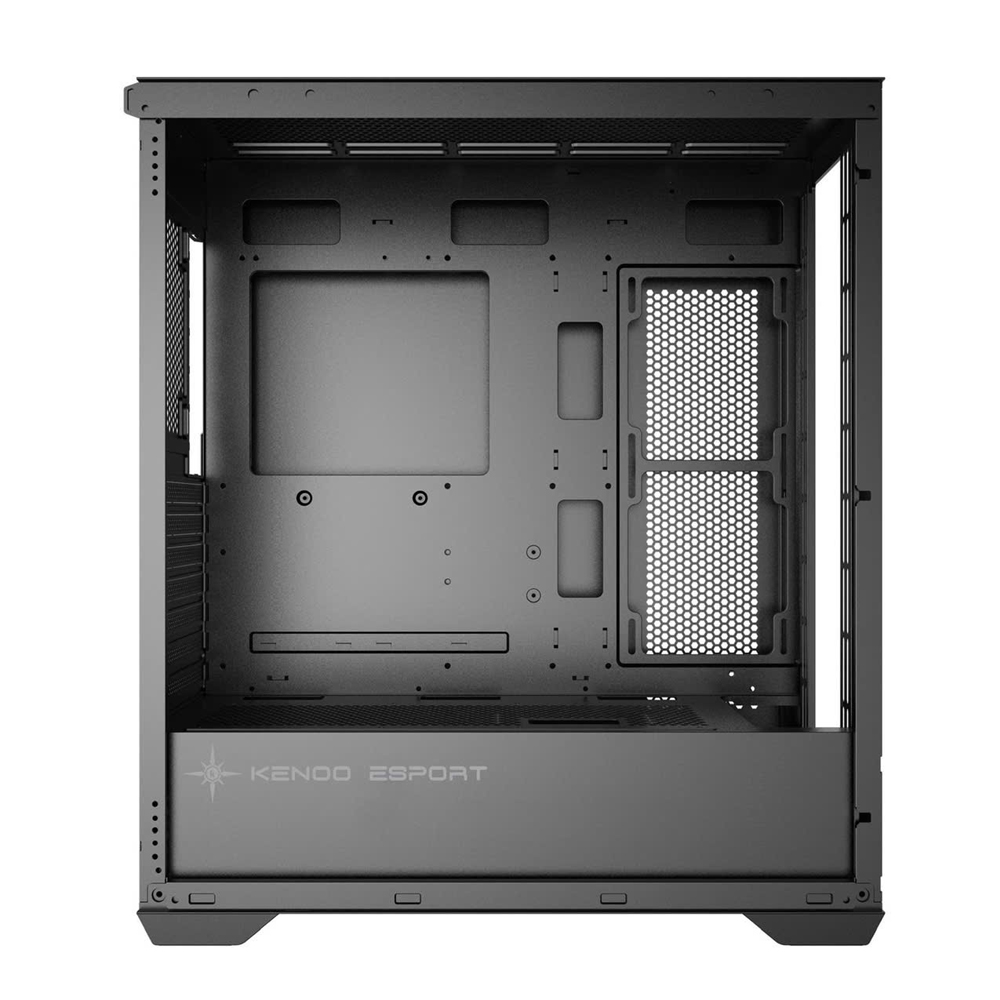 Vỏ máy tính KENOO ESPORT FM800 - V2 3F (Mid Tower/ E-ATX/ Đen)