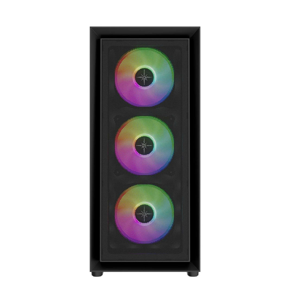 Vỏ máy tính KENOO ESPORT FM800 - V2 3F (Mid Tower/ E-ATX/ Đen)