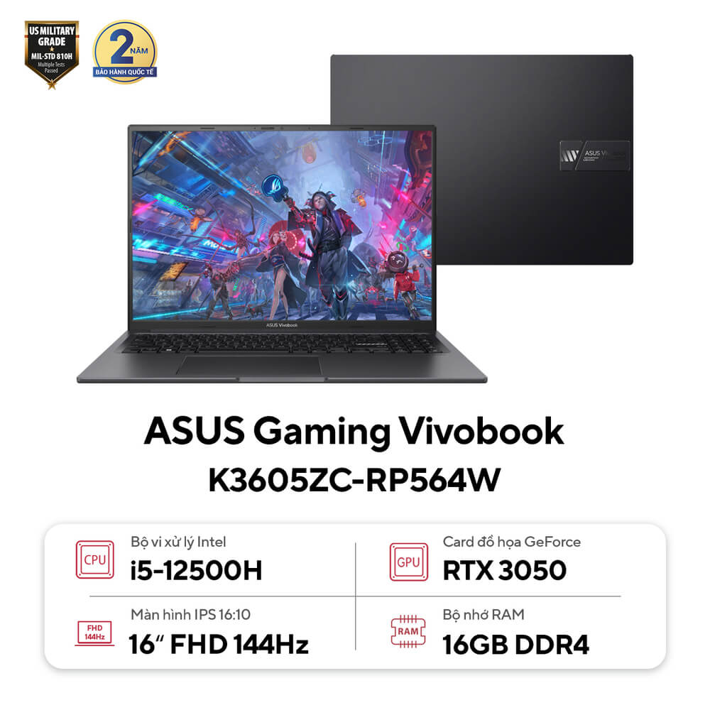 Laptop Asus Gaming Vivobook 16X K3605ZC-RP564W