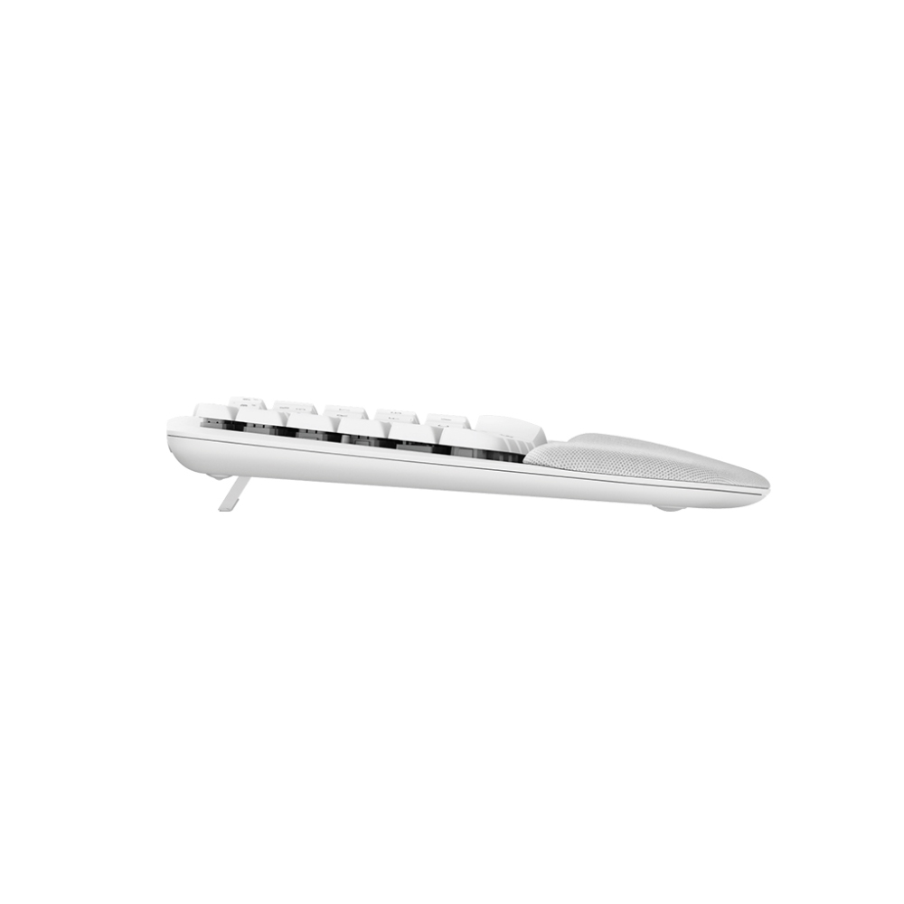 Bàn phím không dây Logitech Wave Keys Ergonomic (Bluetooth/Wireless/ Trắng)