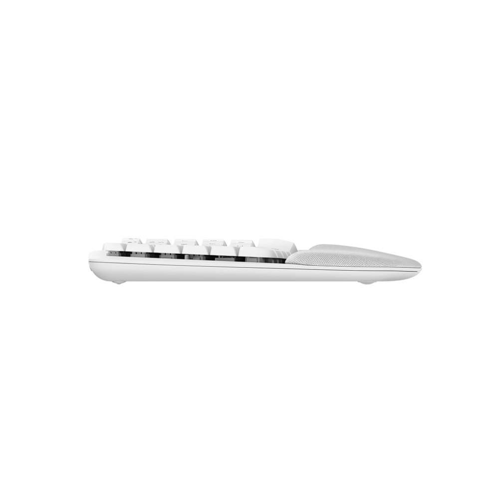 Bàn phím không dây Logitech Wave Keys Ergonomic (Bluetooth/Wireless/ Trắng)