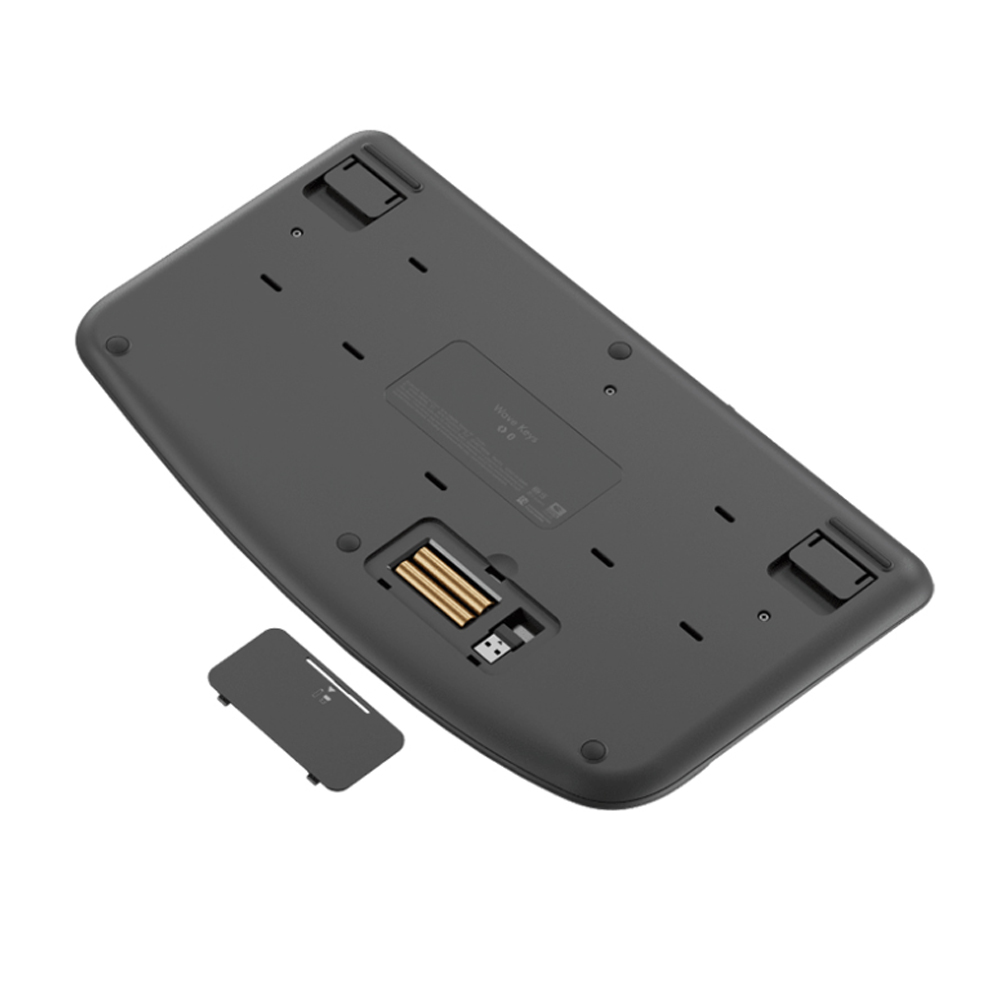 Bàn phím không dây Logitech Wave Keys Ergonomic (Bluetooth/Wireless/ Đen, Xám)