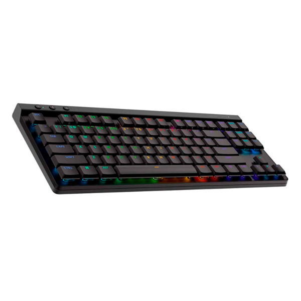 Bàn phím cơ Logitech Không dây G515 LightSpeed TKL Black Tactile switch (Bluetooth/Wireless/ LED RGB/ Đen)