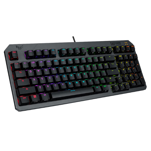Bàn phím cơ Asus TUF Gaming K3 Gen II Black (Blue Switch/ ABS/ LED RGB)