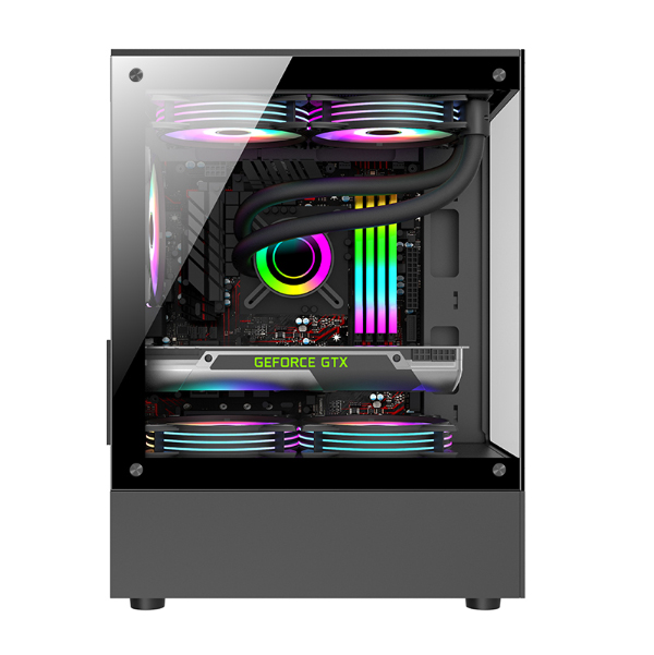 Vỏ máy tính KENOO ESPORT MK100 - Màu Đen (M-ATX)