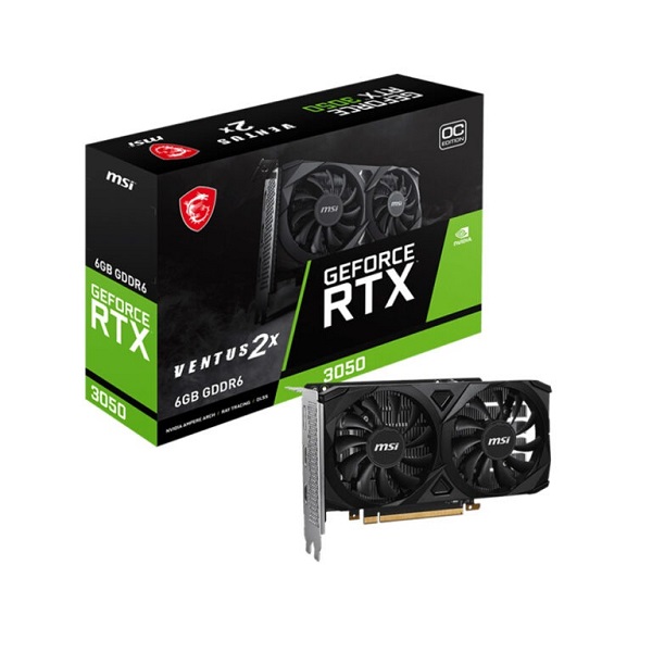 Card đồ họa MSI GeForce RTX 3050 VENTUS 2X 6G OC