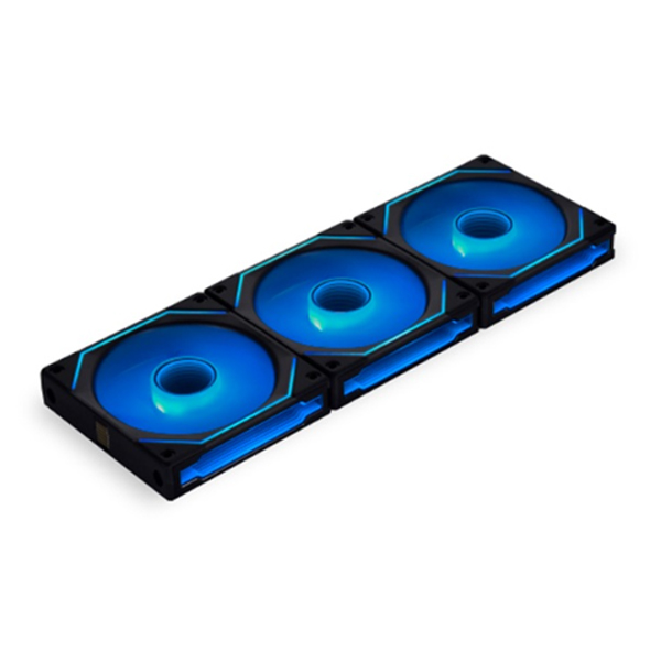 Quạt case LIAN-LI UNI Fan SL Infinity 120 Triple Black ( Bộ 3 Fan Kèm Hub) 