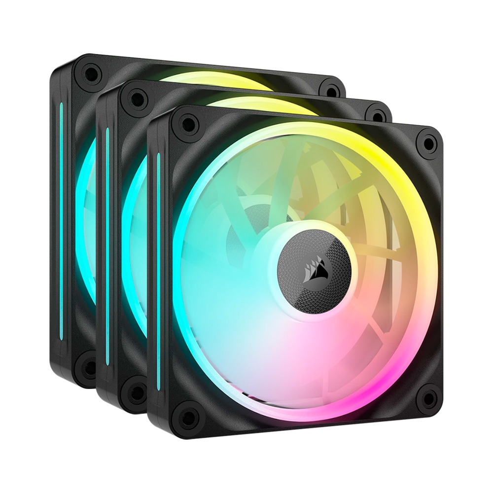 Quạt case Corsair iCUE LINK LX120 RGB Triple Black