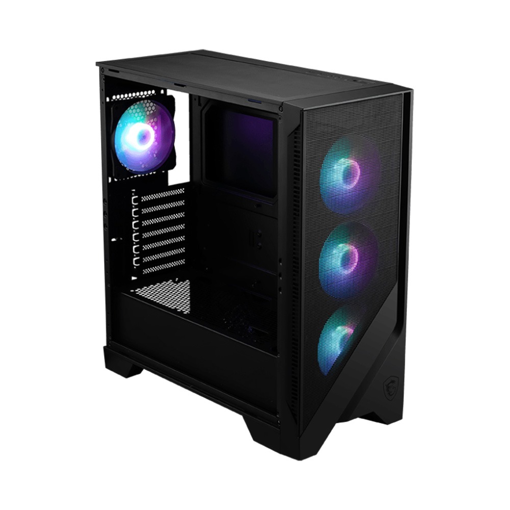 Vỏ máy tính MSI MAG FORGE 320R AIRFLOW Black ( ATX - 4 Fan ARGB) 