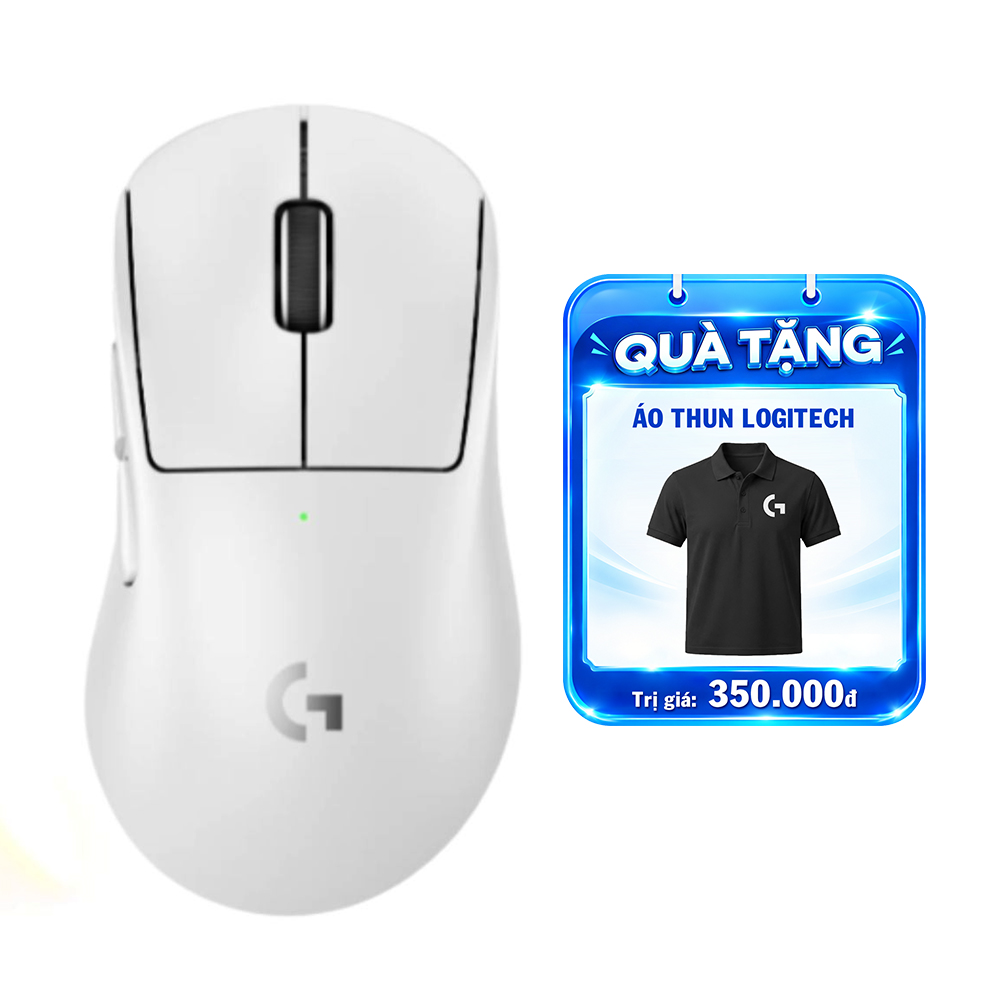 Chuột Gaming không dây Logitech PRO X SUPERLIGHT 2 DEX White 