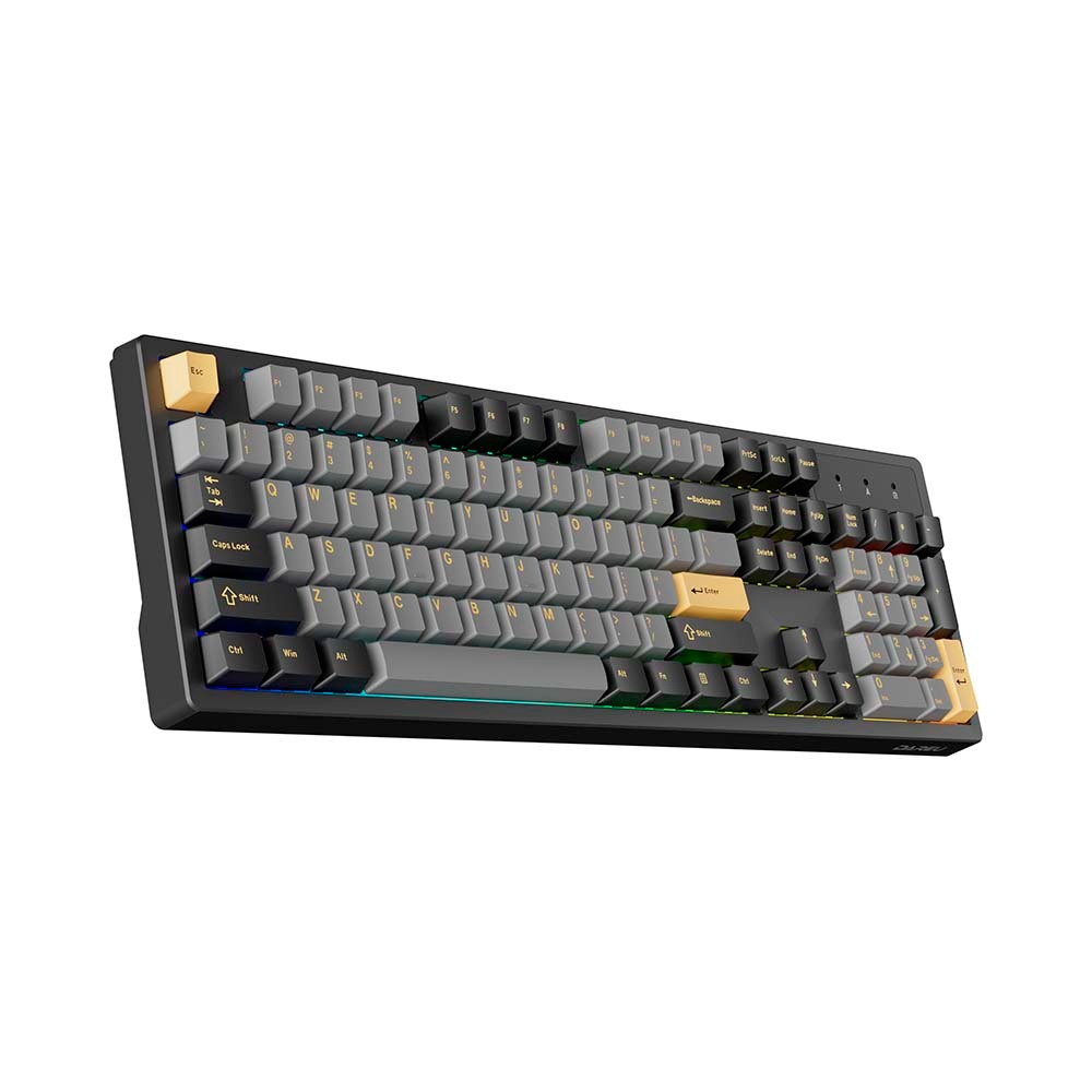 Bàn phím cơ không dây Dareu EK104 Pro Triple Mode Black Golden DareU Dream switch (Bluetooth/Wireless/ LED RGB)