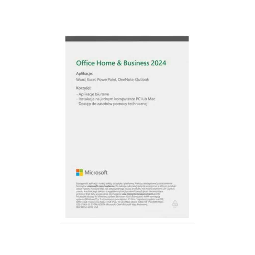 Phần mềm Office Microsoft Home & Business 2024 EP2-06630 (1 thiết bị/ Vĩnh viễn)