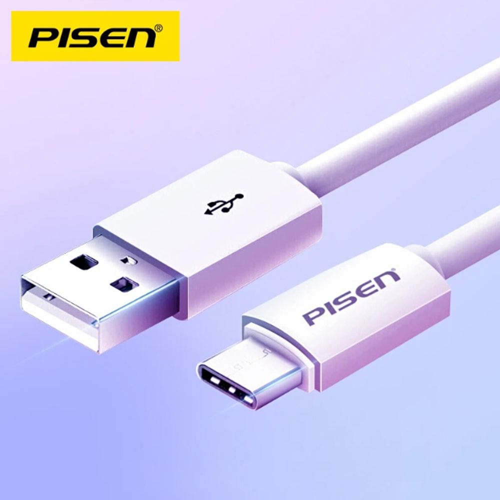 Cáp sạc Pisen USB-A - Type-C  1m TC25-1000 