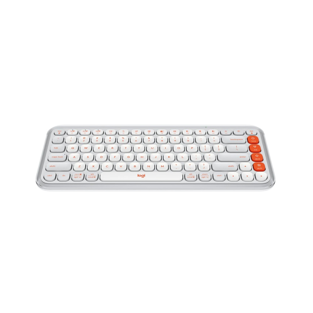 Bàn phím không dây Logitech POP Icon Keys (Bluetooth/Wireless/ Trắng)