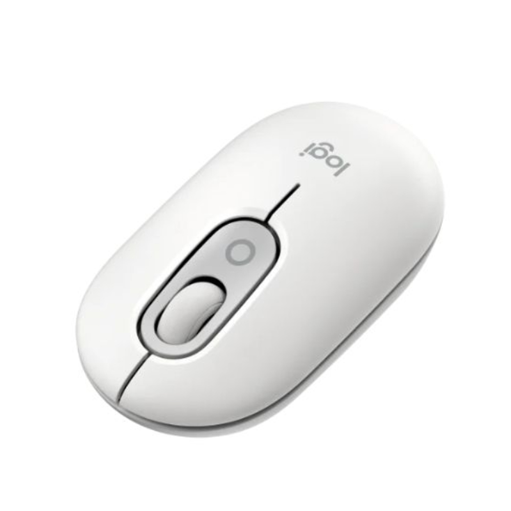 Chuột không dây Logitech POP Emoji (Bluetooth/Wireless/ Trắng)