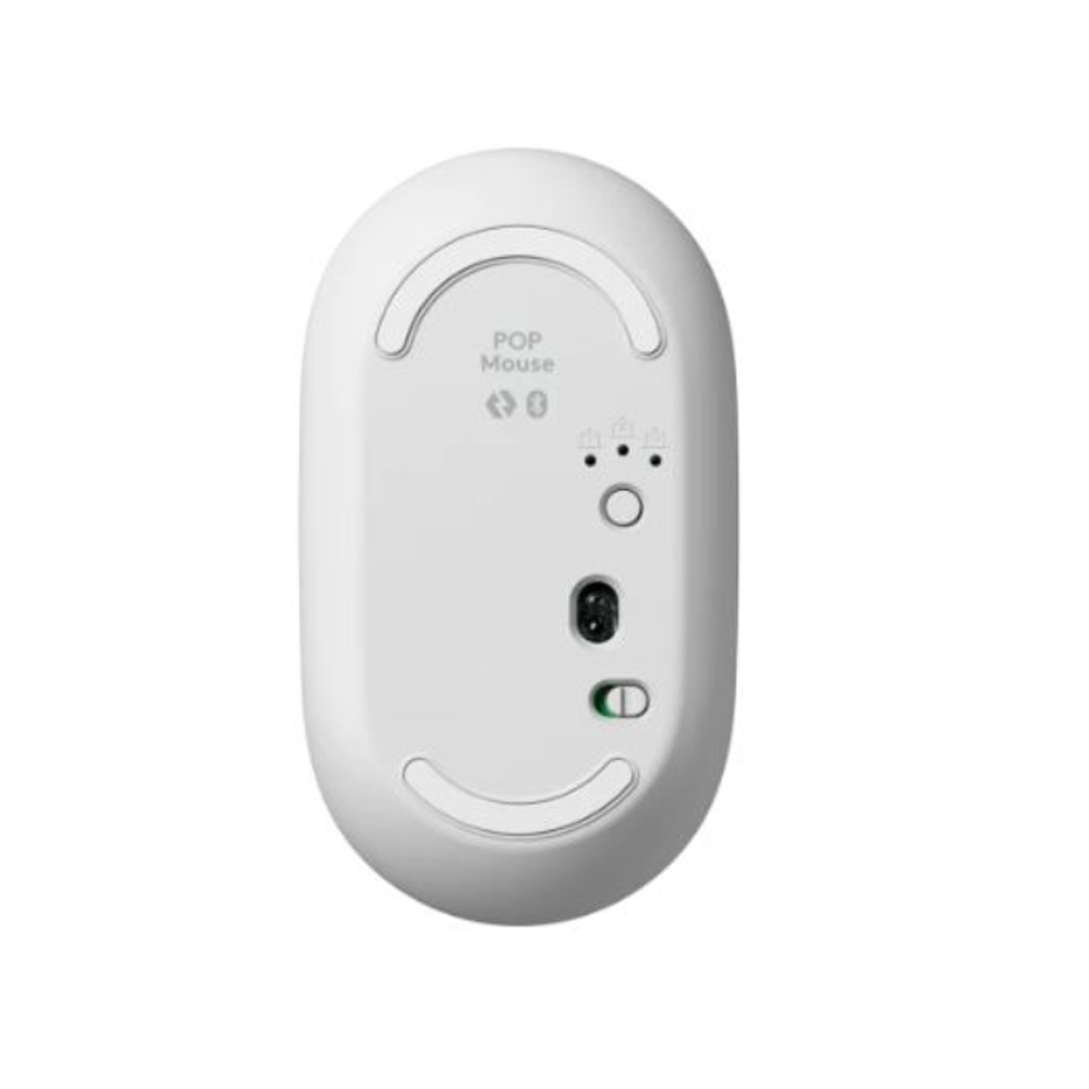 Chuột không dây Logitech POP Emoji (Bluetooth/Wireless/ Trắng)