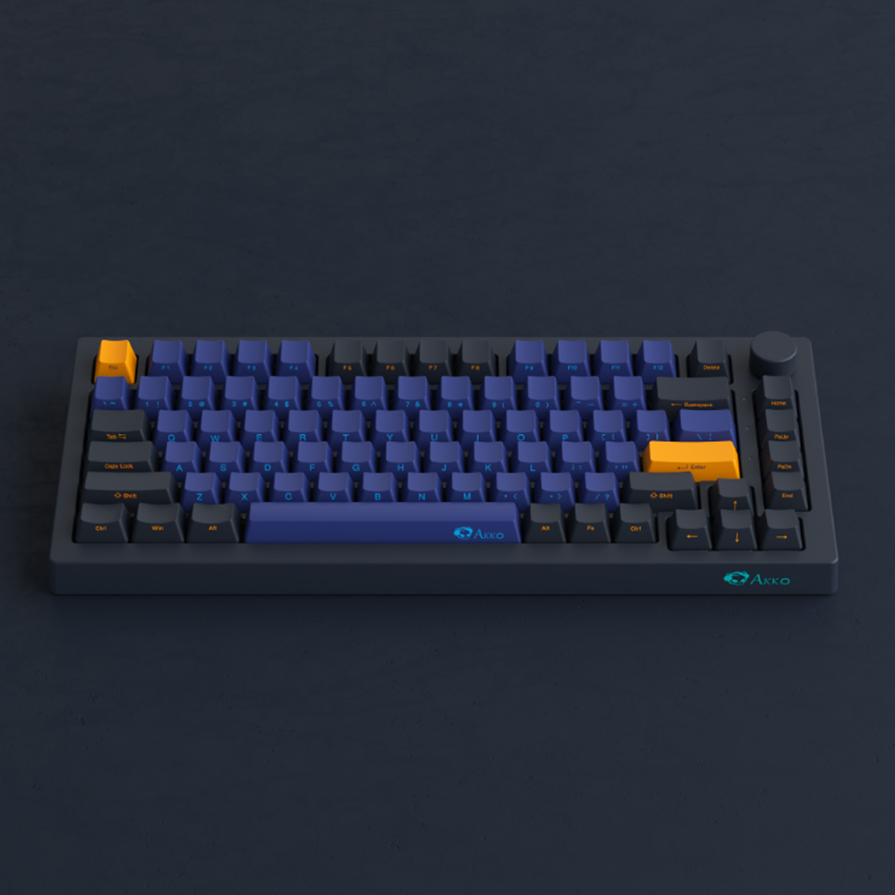 Bàn phím cơ không dây AKKO 5075B Plus Multi-modes Horizon SP Akko Cream Yellow Pro switch (PBT Doubleshot/ LED RGB)