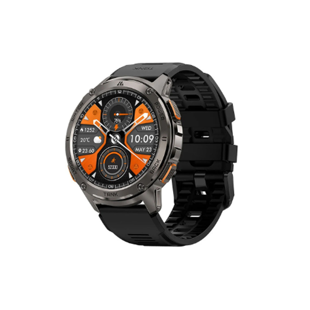 Đồng hồ thông minh Kospet TANK T3 ULTRA (49mm/ GPS/BLUETOOTH/ Vỏ Thép/ Dây Silicon/ Đen)