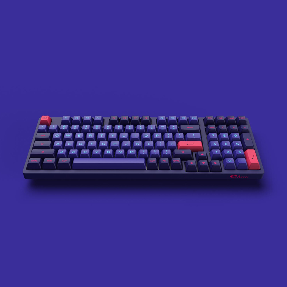 Bàn phím cơ AKKO 3098 Neon Akko Cream Yellow Pro switch (LED Rainbows)