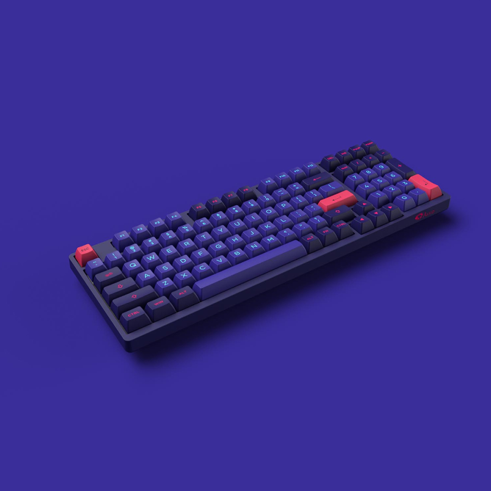 Bàn phím cơ AKKO 3098 Neon Akko Cream Yellow Pro switch (LED Rainbows)