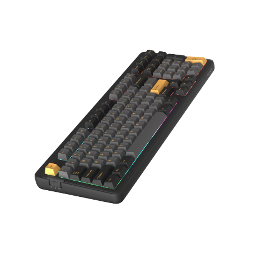 Bàn phím cơ không dây Dareu EK98 Pro Triple Mode Black Golden DareU Dream switch (Bluetooth/Wireless/ Linear/ LED RGB/ Đen)