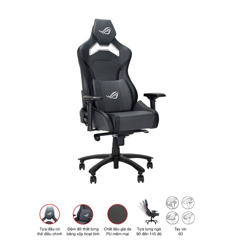 Ghế Game Asus ROG CHARIOT X CORE Gray 