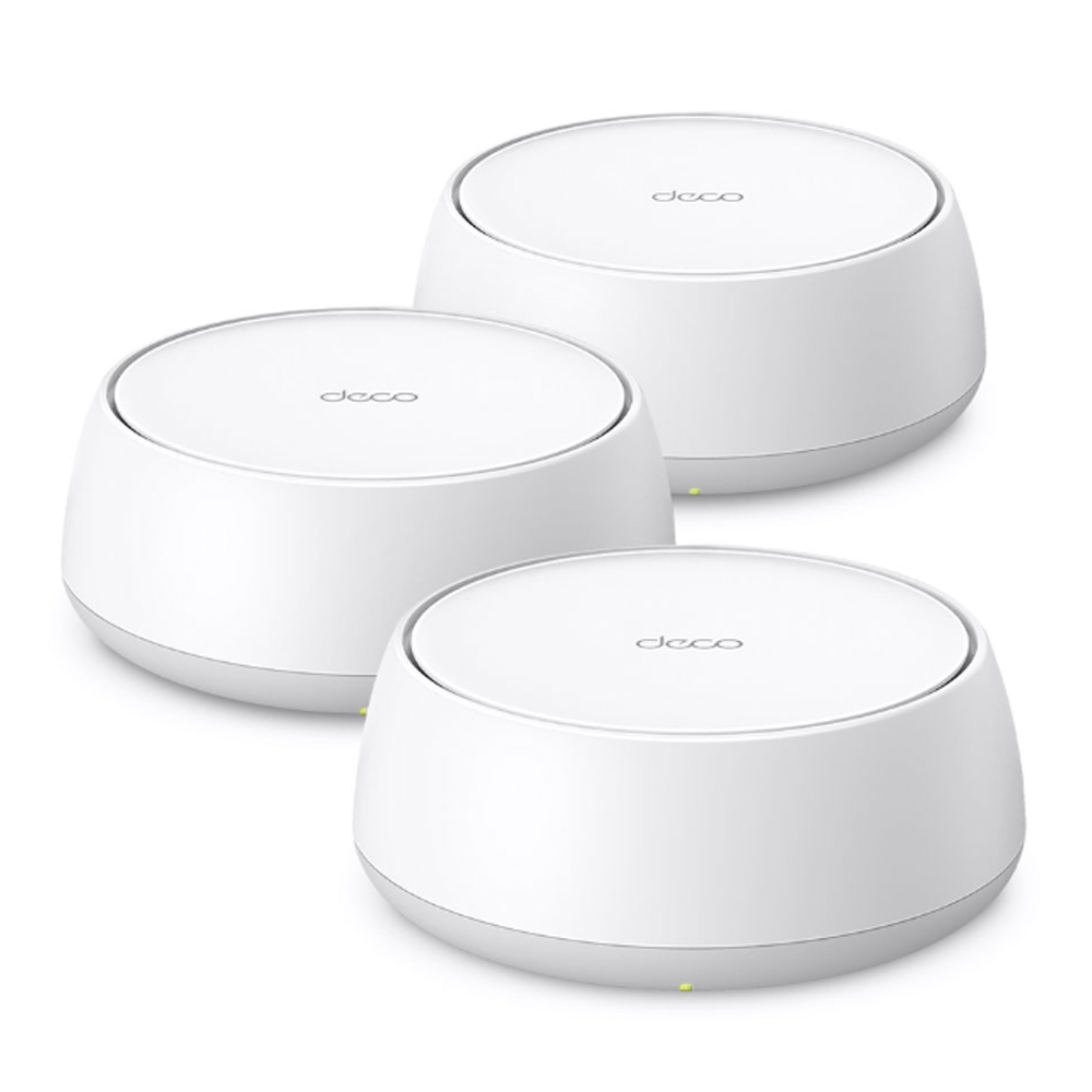Bộ phát wifi 7 TP-Link Deco BE25 3-Pack (Chuẩn BE/ 5000Mbps/ 4 Ăng-ten ngầm/ Wifi Mesh/ Dưới 150 User)