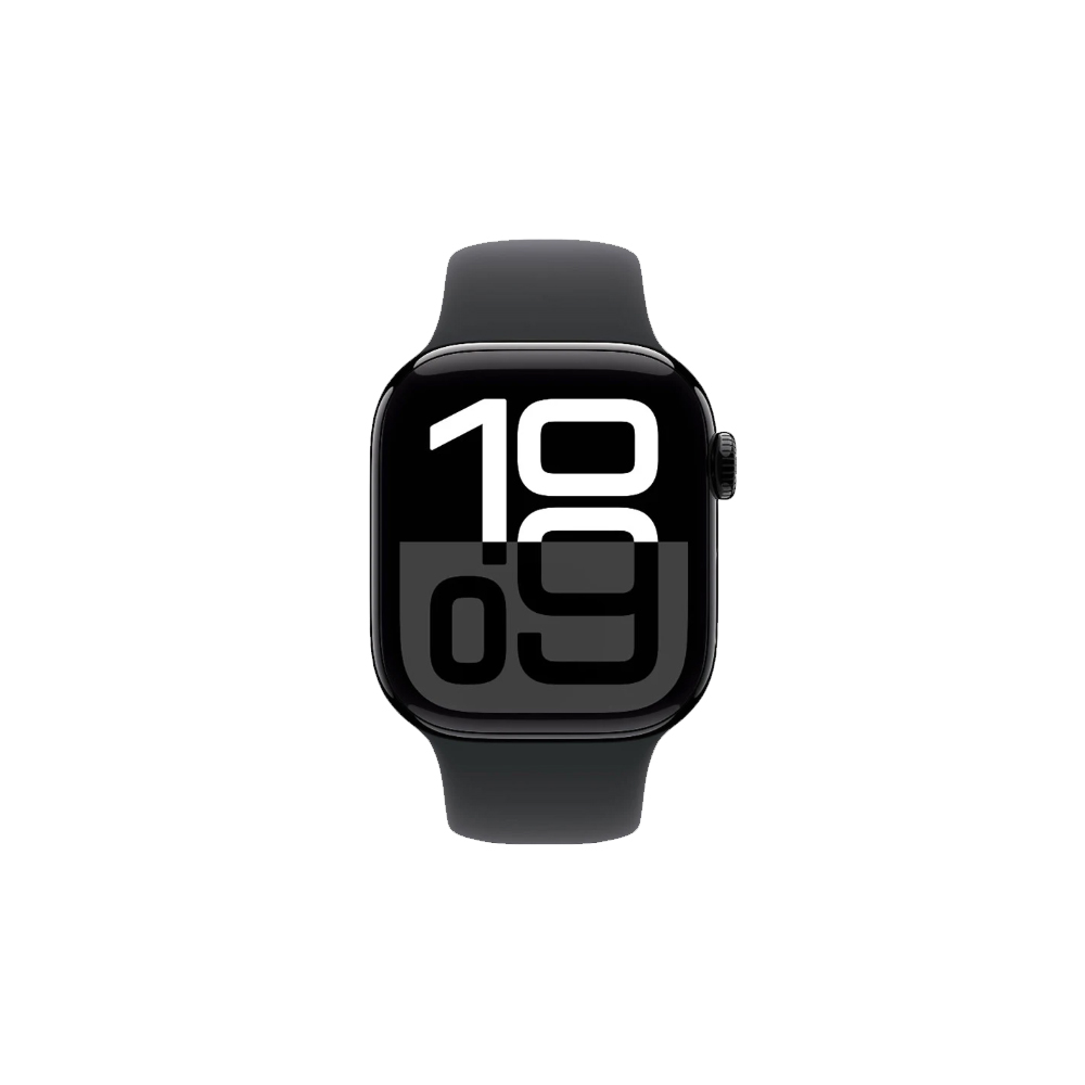 Đồng hồ thông minh Apple Watch Series 10 MWWP3SA/A (46mm/ Wifi, GPS, Bluetooth 5.3/ Viền Nhôm/ Dây Sport Band/ Black/ S/M)