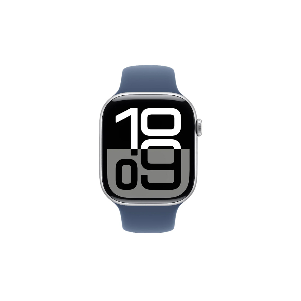 Đồng hồ thông minh Apple Watch Series 10 MWWL3SA/A (46mm/ Wifi, GPS, Bluetooth 5.3/ Viền Nhôm/ Dây Sport Band/ Denim/ S/M)