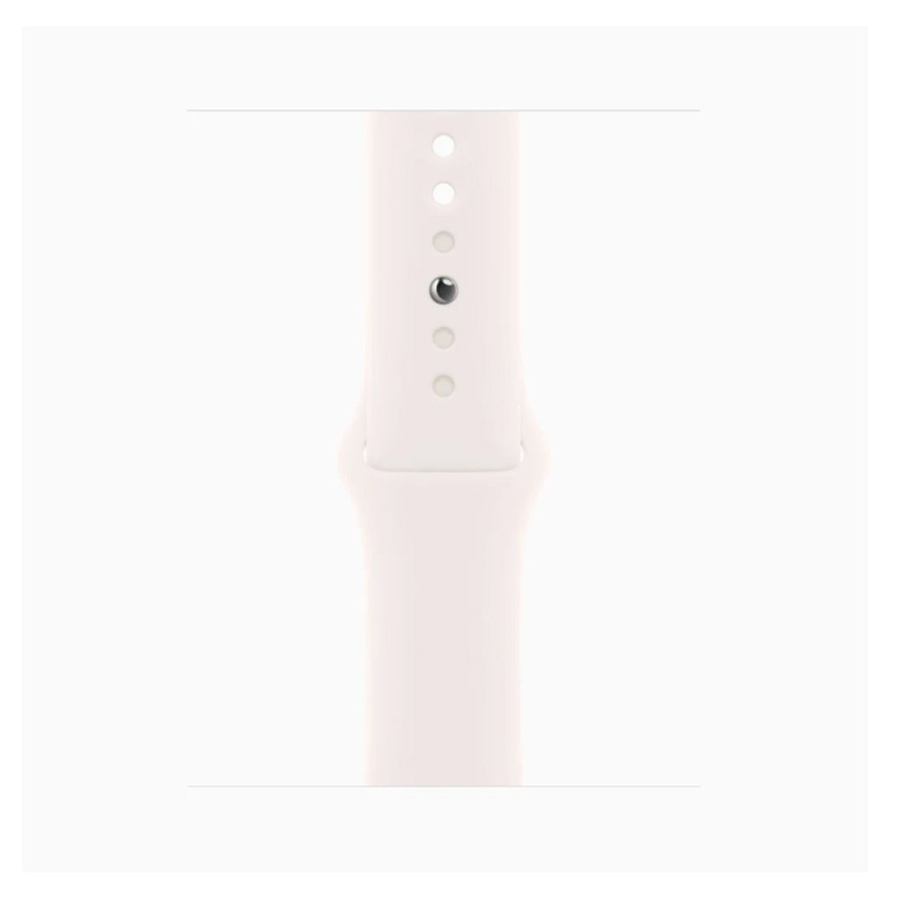 Đồng hồ thông minh Apple Watch Series 10 MWWT3SA/A (46mm/ Wifi, GPS, Bluetooth 5.3/ Viền Nhôm/ Dây Sport Band/ Light Blush/ S/M)