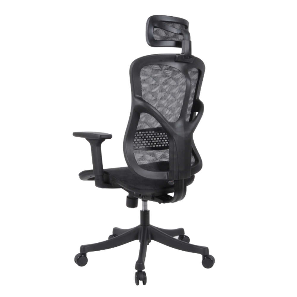 Ghế công thái học WARRIOR Ergonomic Marshal-WEC 610 Black 