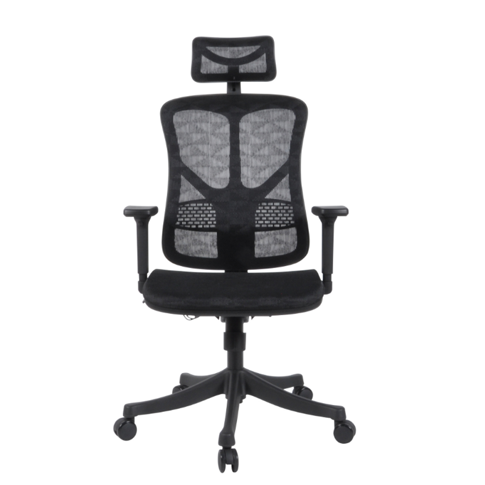 Ghế công thái học WARRIOR Ergonomic Marshal-WEC 610 Black 