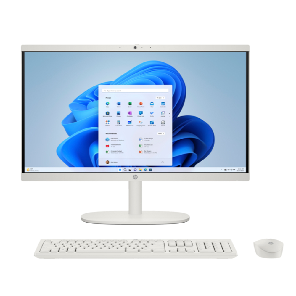 Máy tính AIO HP 22 -dg0017d AY8C5PA (i3 N300/ 8GB/ 256GB SSD/ 21.5inch/ Win11/ White)