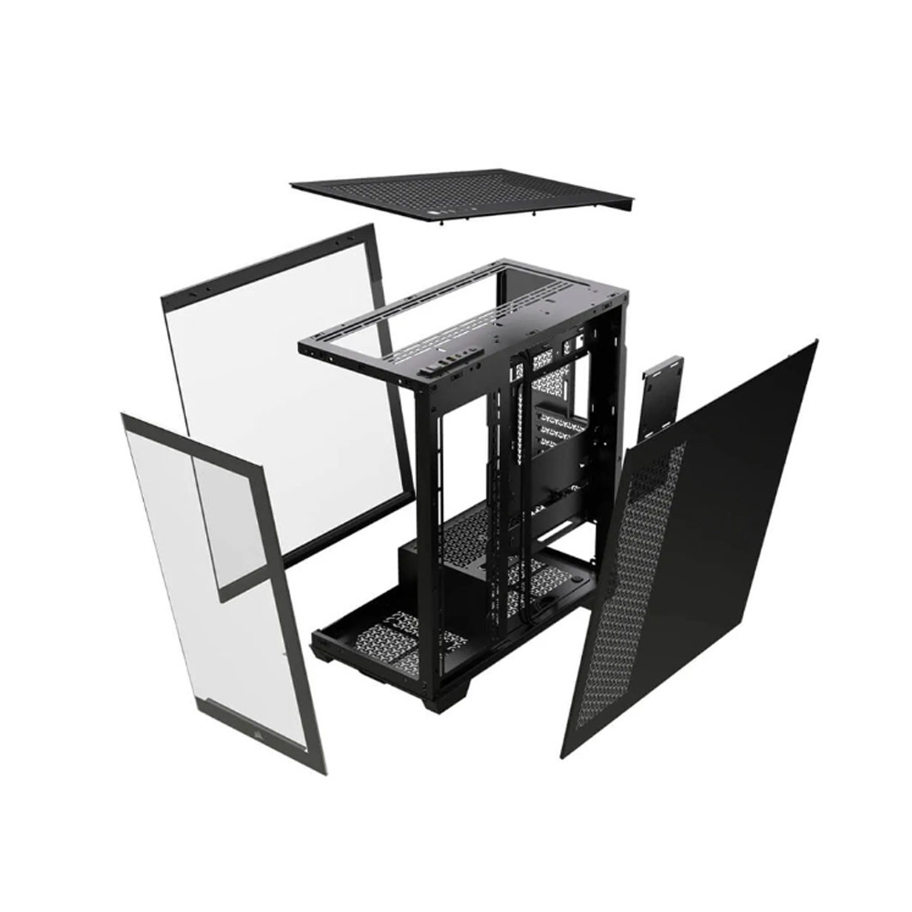 Vỏ máy tính Corsair 3500X Tempered Glass CC-9011276-WW (Mid Tower/ Đen)