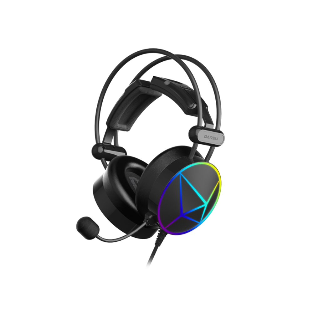 Tai nghe có dây Gaming Dareu EH722X PRO RGB 7.1 Black 