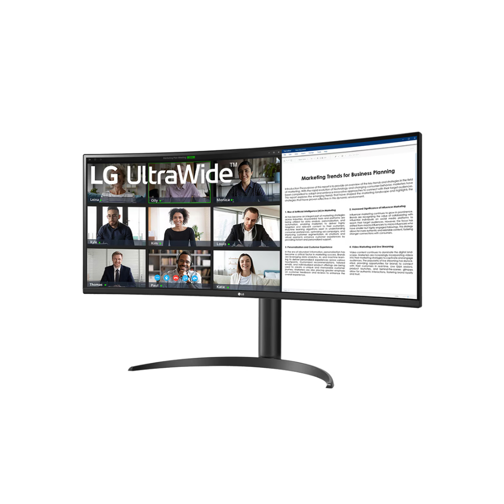 Màn hình cong LG UltraGear 34WR55QK-B (34Inch/ WQHD (3440x1440)/ 5ms/ 100HZ/ 240cd/m2/ VA)