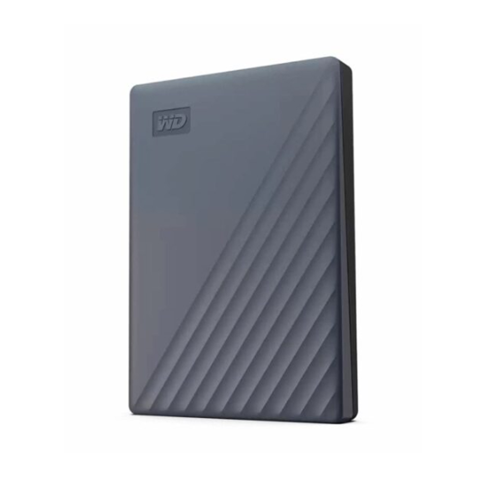 Ổ cứng di động Western 2Tb My Passport Silicon Grey (Type-C và USB3.2/ Xám)