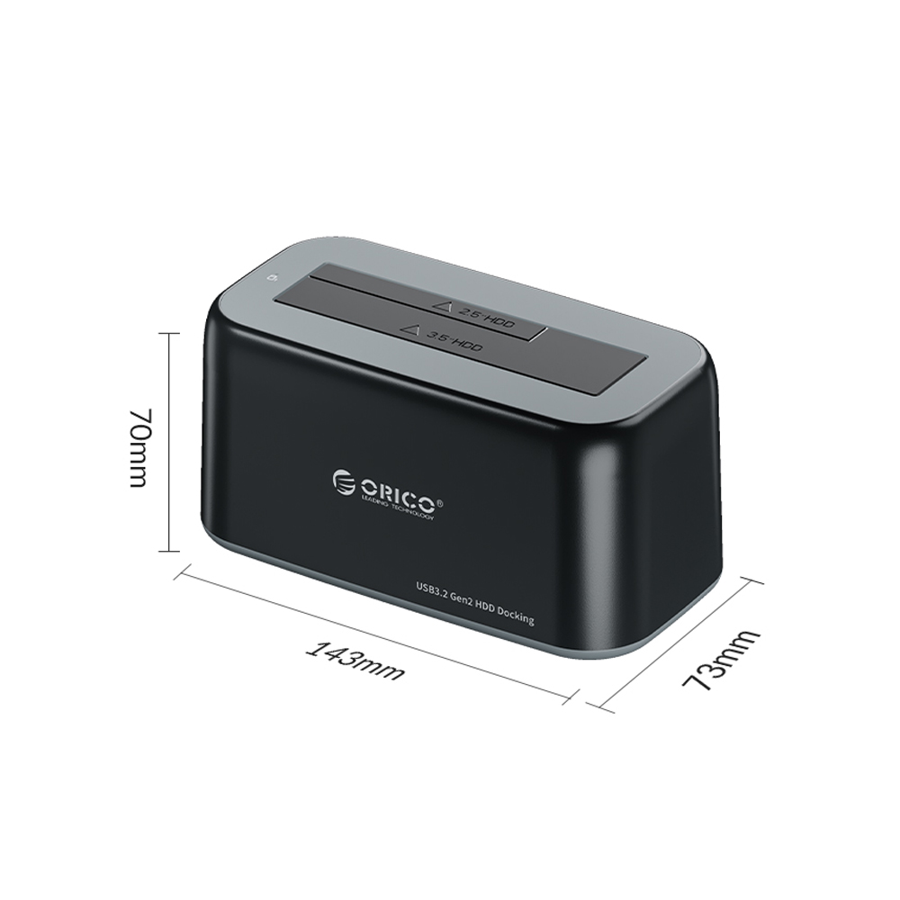 Đế ổ cứng (Docking) Orico 6819C3-V1-EU-BK-BP-HW 1 khe cắm USB-C và USB-A