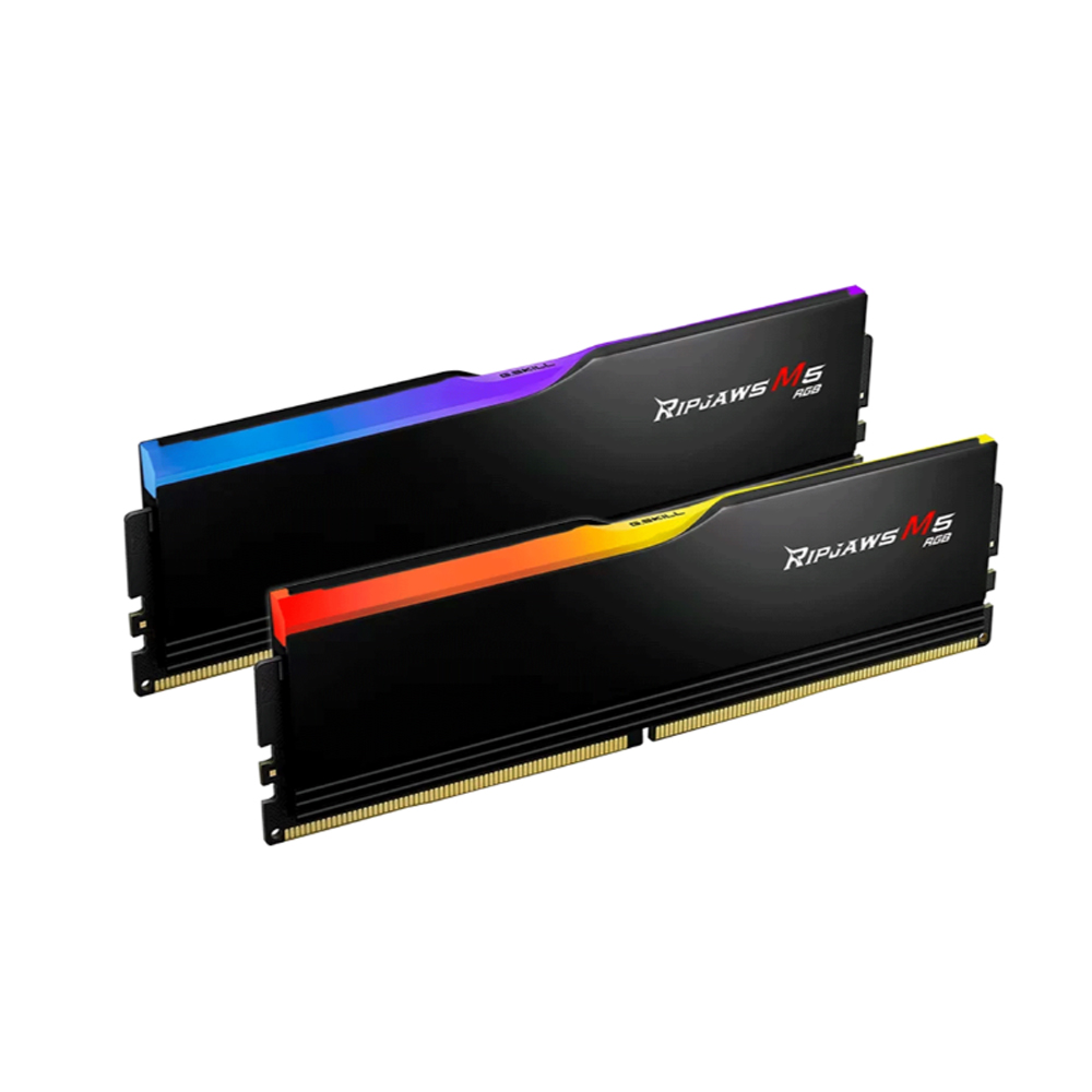 Ram desktop GSKill Ripjaws M5 RGB F5-5200J4040A16GX2-RM5RK 32GB (2x16GB) (DDR5/ 5200 Mhz/ Non-ECC)
