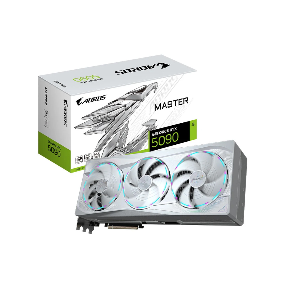 Card đồ họa Gigabyte AORUS GeForce RTX 5090 MASTER ICE 32G (N5090AORUSM ICE-32GD) 