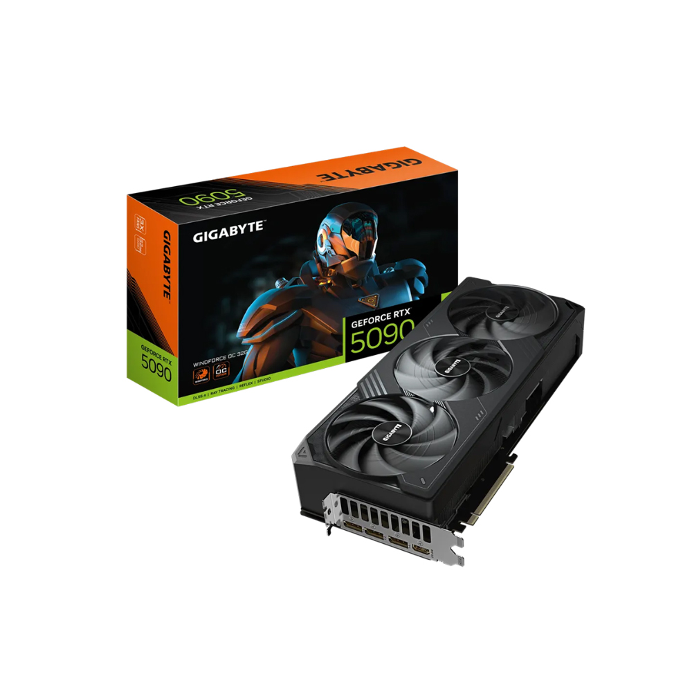 Card đồ họa Gigabyte GeForce RTX 5090 WINDFORCE OC 32G (N5090WF3OC-32GD) 