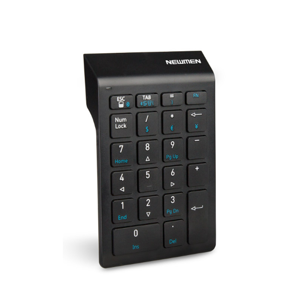 Bàn phím không dây Newmen TK-029s - Bàn phím số Numpad (Bluetooth/Wireless/ Đen)