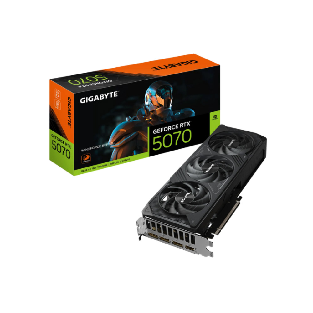 Card đồ họa Gigabyte GeForce RTX 5070 WINDFORCE SFF 12G (GDDR7/ 192 bit)