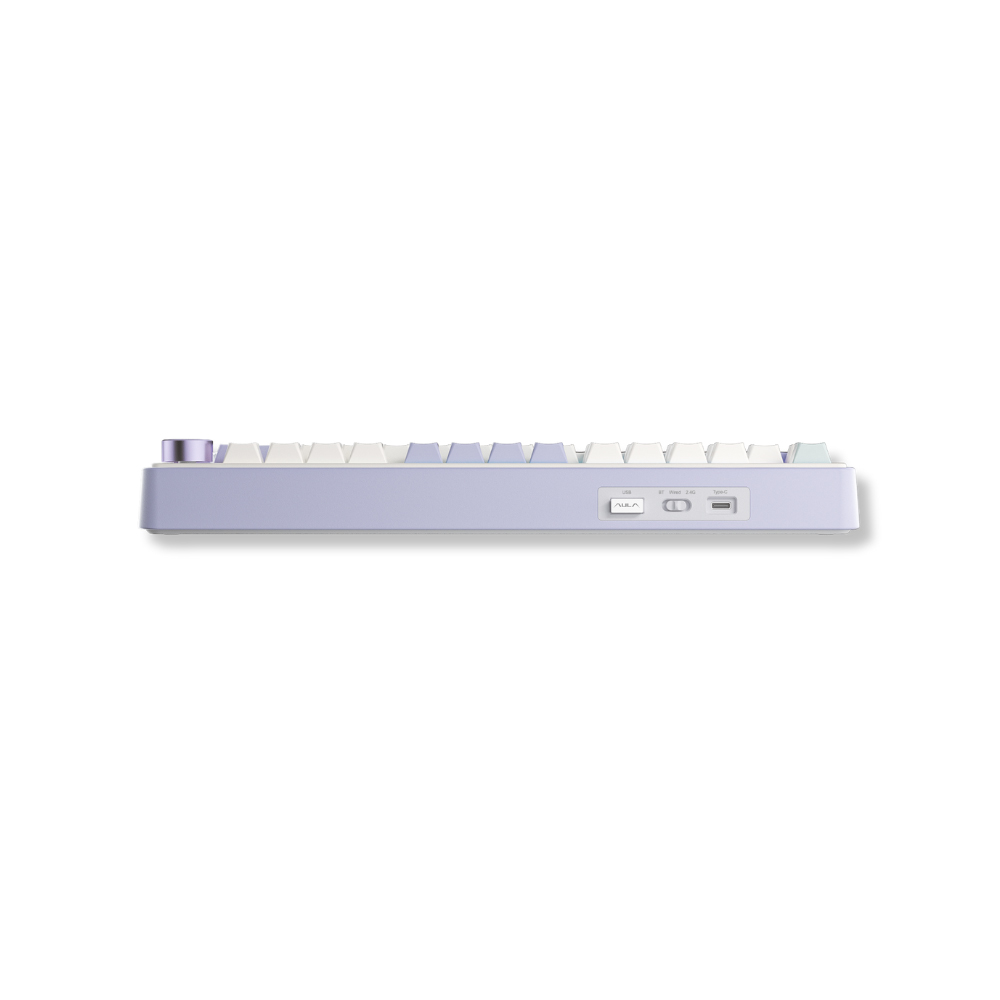 Bàn phím cơ Aula 3 MODE F75 Xanh + trắng + tím đậm Reaper switch