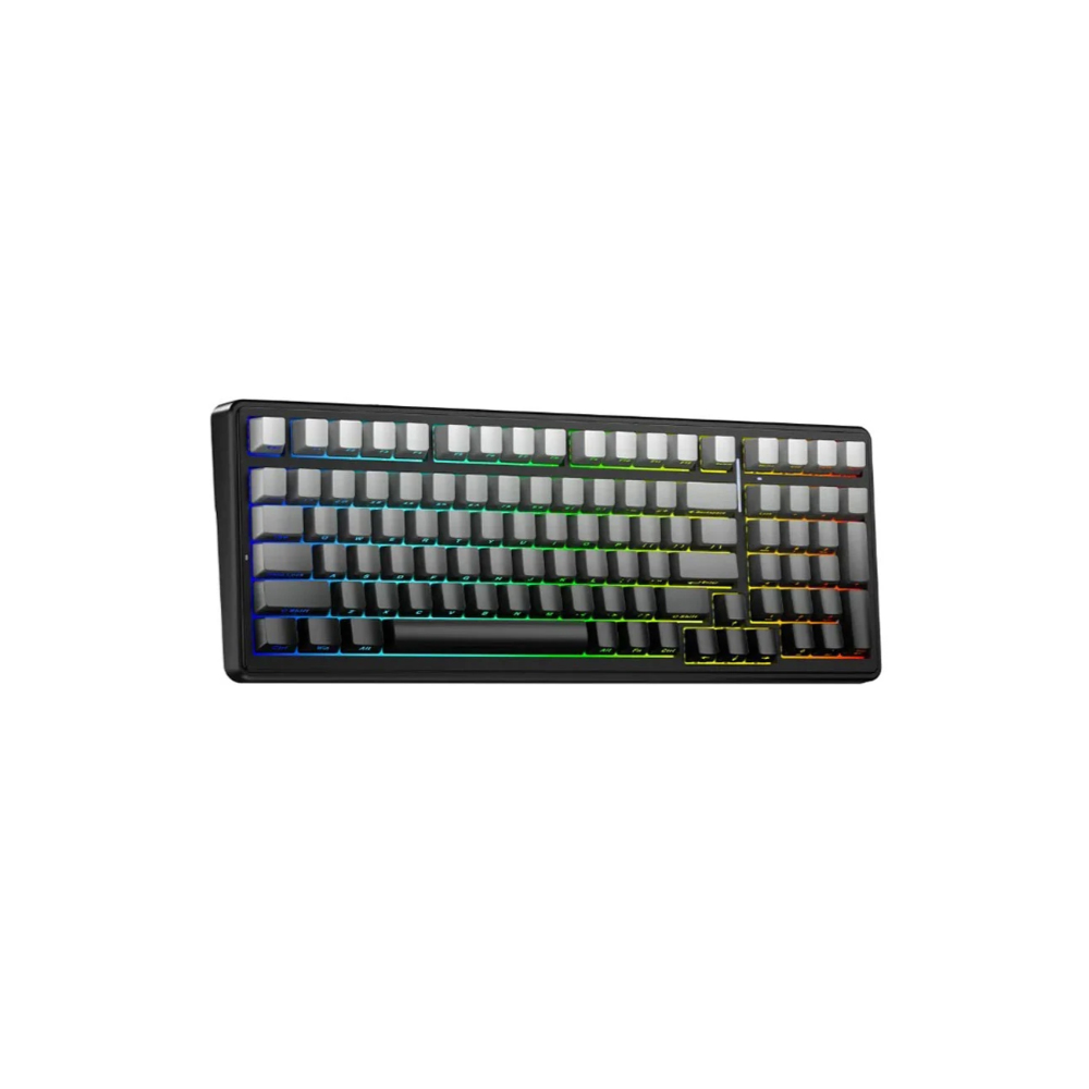 Bàn phím cơ Aula 3 MODE F99 PRO Xám+đen gradient Star Vector switch(Có núm xoay)