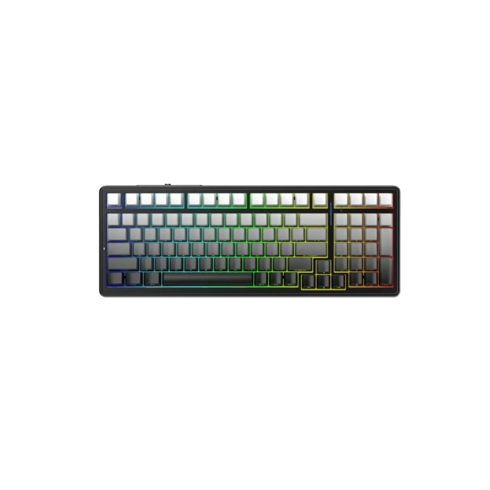 Bàn phím cơ Aula 3 MODE F99 PRO Xám+đen gradient Star Vector switch(Có núm xoay)