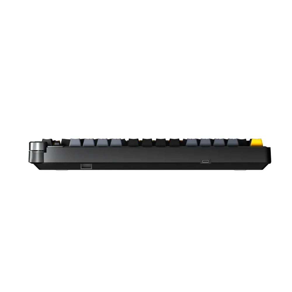 Bàn phím cơ Aula 3 MODE AU75 Đen+xám+cam Star Vector Switch 