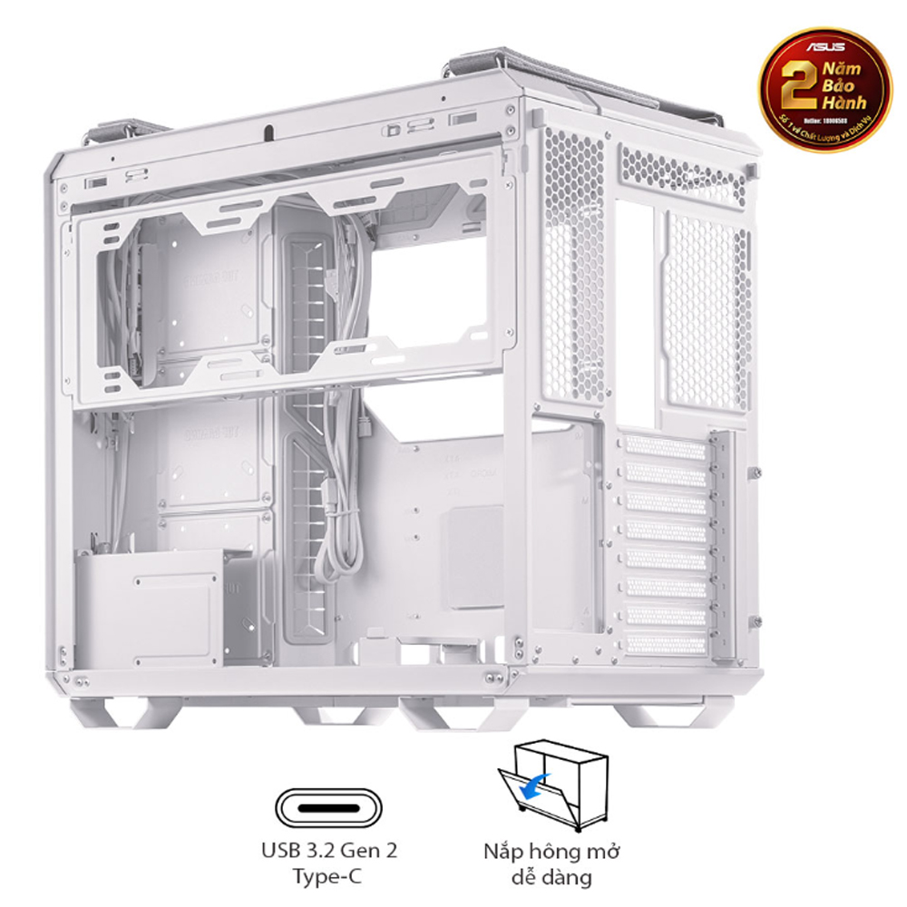 Vỏ máy tính Asus TUF Gaming GT502 Horizon White